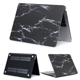 Чехол Hardshell Case Marble для Macbook Pro 16" (2019г) (A2141)  (Черный мрамор с белым)
