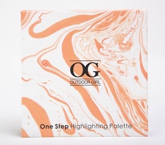 OG-DE715602 Палетка хайлайтеров 4-х ветная ONE STEP №02 IBIZA