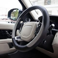 Оплетка на руль Black+Grey DSV, R99201B, черно-серая