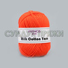Milk Cotton Yarn 35 оранжевый неон