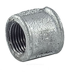 Муфта прямая чугун оц Ду 20 (3/4") ВР Fittex