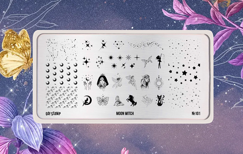 Пластина для стемпинга Go! Stamp 101 Moon Witch