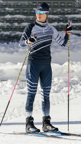 Детский Элитный Утепленный лыжный гоночный комбинезон NordSki Jr. Pro Blue/Pearl Blue