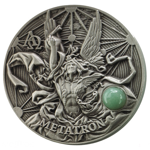 Ниуэ 2016 5 долларов, серебро. Метатрон - король ангелов.