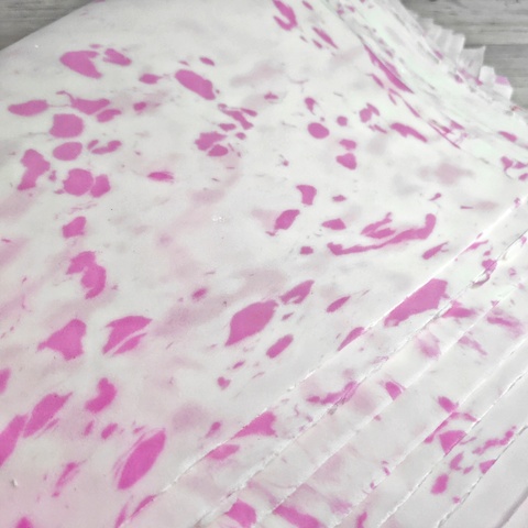 Фоамиран зефирный Мрамор-розовый. Толщина 1,0 мм, Размер 1х2м/2м²