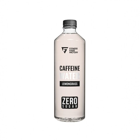Напиток слабогазированный Caffein water, 0,5 л, Лемонграсс, Fitness Food Factory