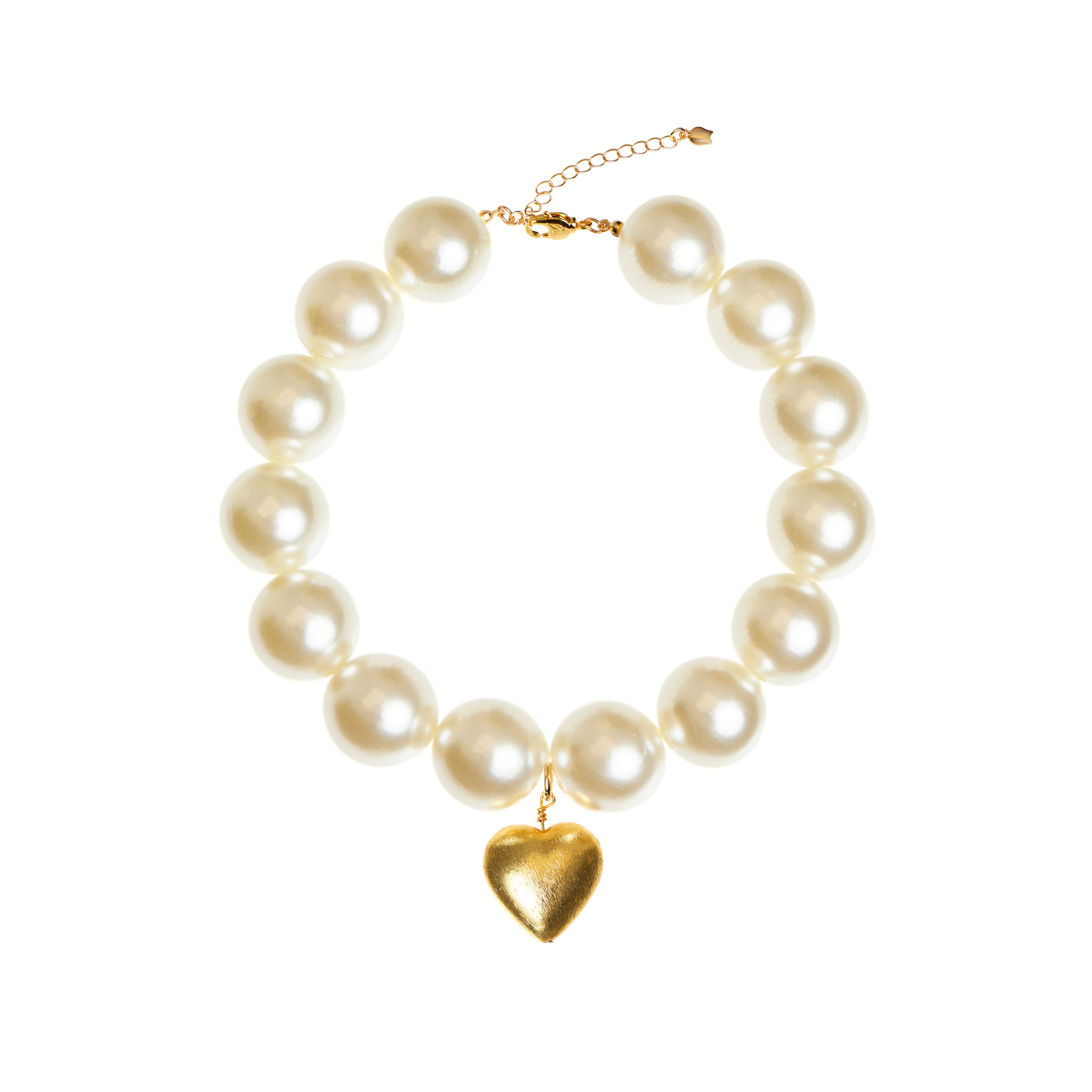 HOLLY JUNE Колье Mr Big's Heart Necklace