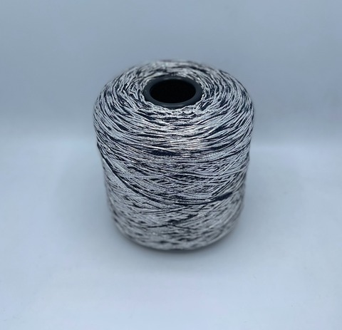 Luxury Production by Ri.Go (пр.Италия), art-Emporium, 340м/100гр, 90%Меринос,8%Полиэстер(фольга), 2%Полиамид , цвет-Темно-синий+серебро(351/141) ,арт.32233