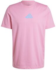 Теннисная футболка Adidas Graphic Play Tennis T-Shirt - bliss pink