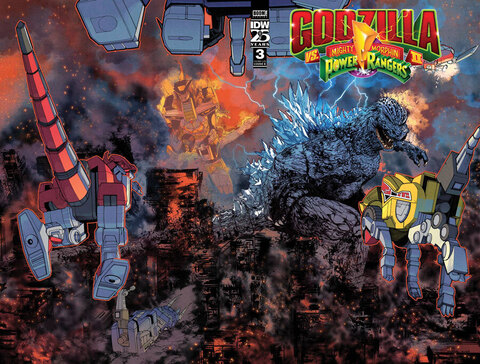 Godzilla vs Mighty Morphin Power Rangers II #3 (Cover B)