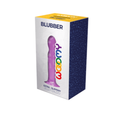 Фаллоимитатор Blubber фиолетовый от WOOOMY (16* 3,5 см.)