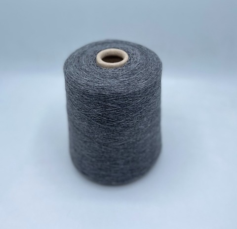 Бобинная пряжа (пр.Италия),1500м/100гр, 80% шерсть, 20% полиамид , цвет-Графит, арт.31232