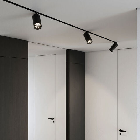 Магнитный трековый светильник Elektrostandard Slim Magnetic 85524/01 черный