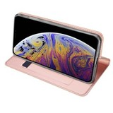 Чехол книжка-подставка Dux Ducis с магнитом для Samsung Galaxy A20e (Розовое золото)
