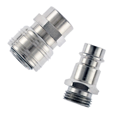 Набор переходников быстросъемное соединение резьбовое 2шт внутренний D1/4