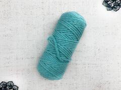 Шнур хлопковый без сердечника, d 3 мм, мятный