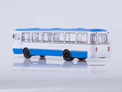 LIAZ-677M Urban white-blue Soviet Bus (SOVA) 1:43