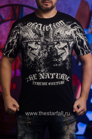 Affliction | Футболка мужская Randy Couture Signature Tee A374 перед