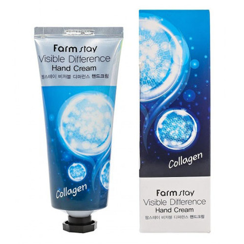 Farmstay Visible Difference Collagen Hand Cream - Крем для рук с коллагеном