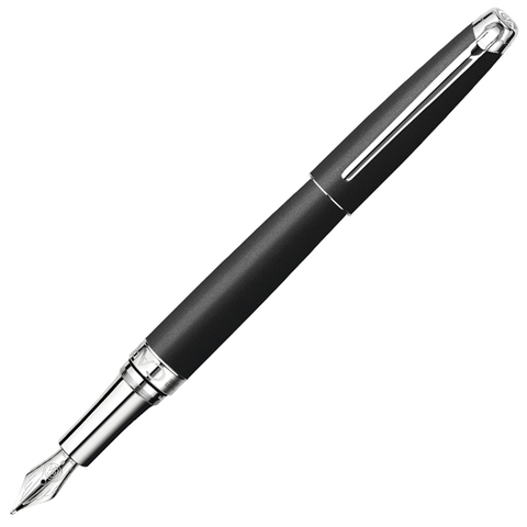 Ручка перьевая Caran d'Ache Leman Black Matte SP, F (4799.486)