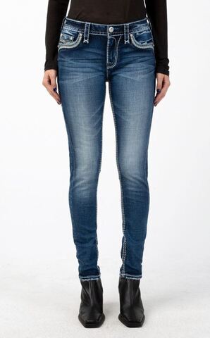 Rock Revival | Джинсы женские ZINNIA S202 SKINNY RP2709S202 перед