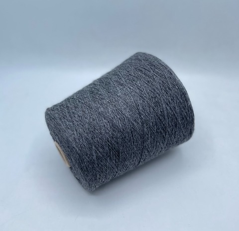 Бобинная пряжа (пр.Италия),1500м/100гр, 80% шерсть, 20% полиамид , цвет-Графит, арт.31232