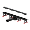 Am.Pm W01SC-S11-060-05BM MasterFlow Трап для душа линейный универс затвор Slim line 60см цвет черн мат