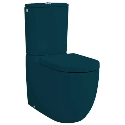 ArtCeram FLV003 42 00 FILE 2.0 Унитаз- чаша моноблока 670х370х420 мм., универc слив, с крепежом, цвет petrolio (ВРЕМЕННО НЕ ПРОИЗВОДИТСЯ)