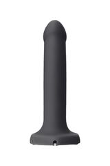 Черный фаллос с имитацией эякуляции Silicon Cum Dildo L - 19,6 см. - 