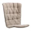 Лаунж-кресло пластиковое с подушкой Nardi Folio, антрацит, бежевый