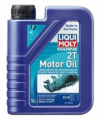 Масло для лодочных моторов 2Т Liqui Moly Marine TC-W3 (1л) минеральное