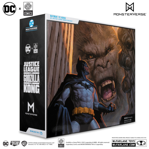 Фигурки набор Бэтмен против Конга Justice League vs. Godzilla vs. Kong