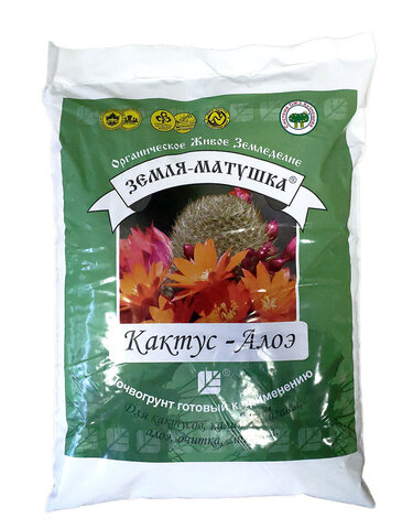 Земля–Матушка Кактус Алоэ 3л
