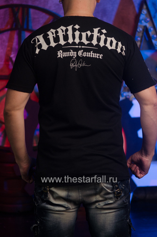 Affliction | Футболка мужская Randy Couture Signature Tee A374 спина