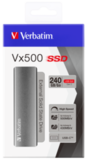 Твердотельный диск 240GB Verbatim VX500, External, USB 3.1, металл