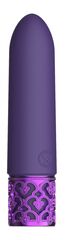 Фиолетовая перезаряжаемая вибропуля Imperial - 10 см. - 