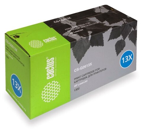 Картридж лазерный Cactus CS-Q2613X Q2613X черный (4000стр.) для HP LJ 1300/1300N