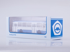 LIAZ-677M Urban white-blue Soviet Bus (SOVA) 1:43