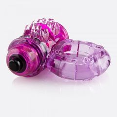 Фиолетовое эрекционное виброкольцо OWOW PURPLE - 