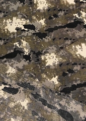 Ткань Грета рип-стоп ВО, 200 гр, 20% х/б, 80% п/э, чёрный мох