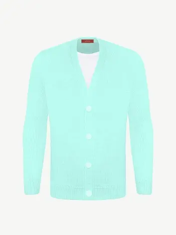 Кардиган с пуговицами из шелка