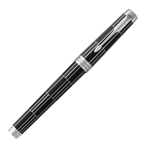 Ручка перьевая Parker Premier, Black CT, F (1931401)