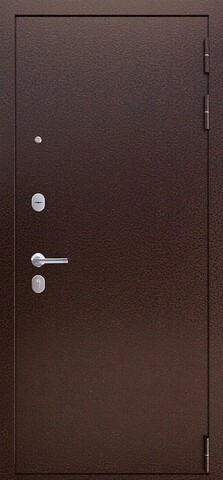 Теплая дверь входная Феррони Прагматик металл/металл, 2 замка, 1,2 мм металл, (медь антик+медь антик) #2