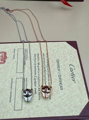 Колье цепочка с подвеской голова ПАНТЕРЫ коллекция PANTHERE VGOLD