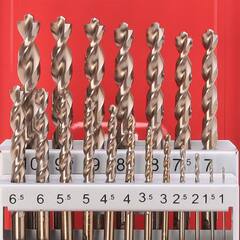 Набор сверл по металлу 1-10мм 19шт DIN338 (Turbo) HSS-G Ruko 214614