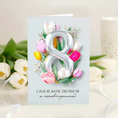 Открытка 4 шоколадки 