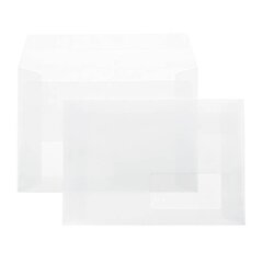 Конверт почтовый С5/О (162*229 мм), белый, прямоугольный клапан, окно справа, стрип, Ряжская печатная фабрика