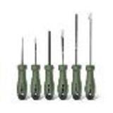 Набор отверток "Home Series Green" Deli HT1006L 6шт SL3x75+SL5x100+SL6x150+PH0x75+PH1x100+PH2x150, эксклюзивный дизайн, рукоятка из высококачественного софттач пластика
