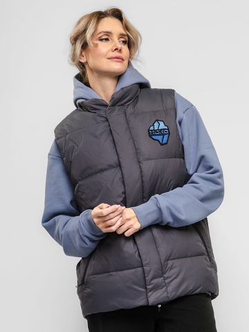 Жилет "НОХО" утеплённый, унисекс, цвет "Стальной ледник"