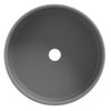 Aqueduto ESP0130 AQD ESPIRAL Раковина накладная круглая ?400, серый матовый